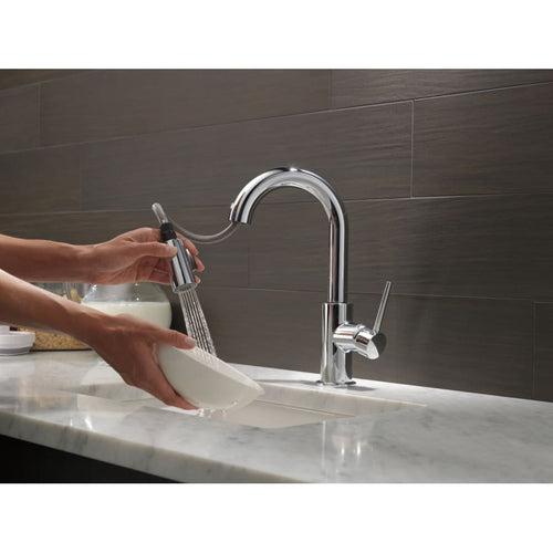 Trinsic 1.8 GPM Single Hole Pull-Down Bar/Prep Faucet with Magnetic Docking Spray Head - pfnyrep3f8lqutue5i6m_x500.jpg