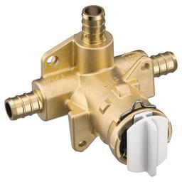 Posi-Temp® M-Pact® Pressure Balancing Valve, 1/2 in, Crimp Ring PEX Inlet x 1/2 in, Crimp Ring PEX Outlet, Brass Body - pgii8ahzncz6qqbm9kj5_800x500@2x.jpg