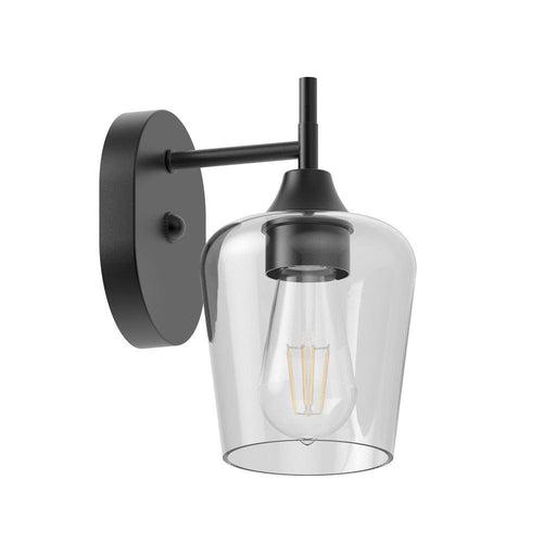 Pavlen 5.5 in. 1-Lights Black Sconce with Clear Glass Shade - pgmvxakbuijq2o33rulh_x500.jpg