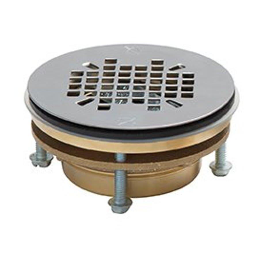 JackRabbit™ Shower Pan Drain, 2 in, No Caulk, 4-1/4 in, Grid, Brass Drain, Stainless Steel - pgxk4ihdbhehdd6g16t8_800x500@2x.jpg