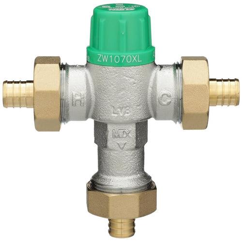 Aqua-Gard® Mixing Valve, 1/2 in, PEX, Bronze, Satin Nickel - pik3bpn0ibzzuwgvgrhq_x500.jpg