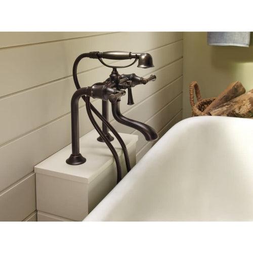 Wall, Deck or Floor Mount Two Handle Tub Filler Body Assembly  - Less Riser/Unions, Trim Kit and Handles - pkvan77pukxdks6uzhfo_x500.jpg