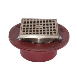 F100 Floor Drain, 4 in Outlet, No Hub, 5 in Square Nickel Bronze Top - pl4eu1x0pgwfijjztv5l_800x500@2x.jpg