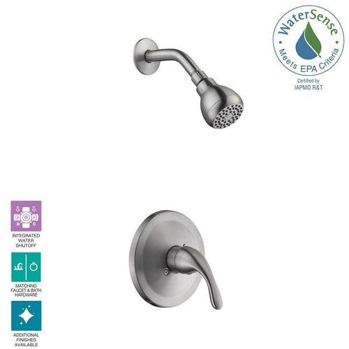 Glacier Bay Builders Single Handle 1-Spray Shower Faucet 1.8 GPM with Ceramic Disc Valves, Integral stops in Brushed Nickel - pm0lcdq7chob4ek0gi4o_x500.jpg