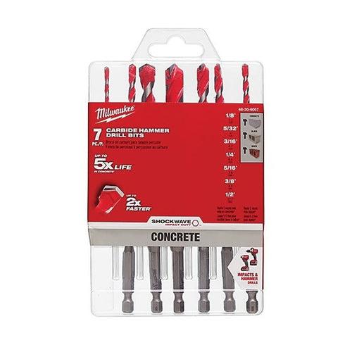 SHOCKWAVE™ Masonry Single Ended Drill Bit Set, 5/32 in, Min Drill Bit, 3/8 in, Max Drill Bit, 7 Pieces, For Hammer Drill Drivers, Carbide - pme3p2mcvuewnw6a8n1k_x500.jpg