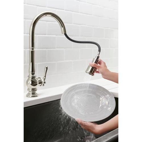 Artifacts Touchless 1.5 GPM Single Hole Pull Down Kitchen Faucet with Three-Function Spray Head - pol6zjyimemg3j7ef9jm_x500.jpg