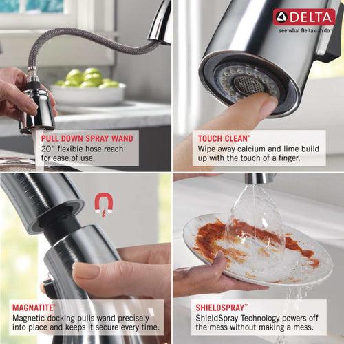 Leland Pull-Down Kitchen Faucet with Magnetic Docking Spray Head and ShieldSpray - Includes Lifetime Warranty - polr07jnj4pprewviqbf_x500.jpg