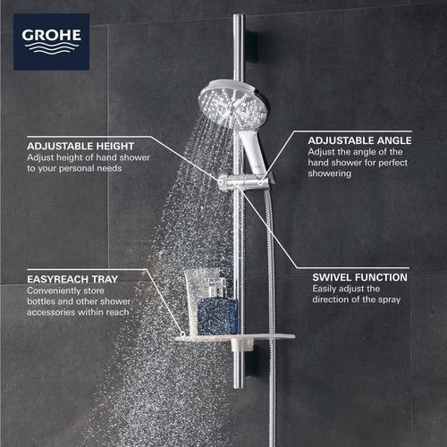 Rainshower 1.75 GPM Multi Function Hand Shower Package with StarLight, DreamSpray, EcoSpray, Speed Clean and QuickFix - Includes Slide Bar and Hose - pomyvabtup41trtuhepm_x500.jpg