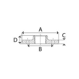 Companion Flange, 3 x 2-1/2 in, FNPT, 7-1/2 in OD, Malleable Iron, Black - pp0p3gqjiehbsxrxgodw_x500.jpg