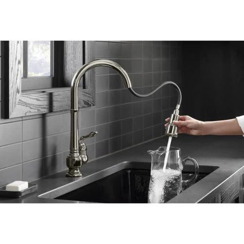 Artifacts 1.5 GPM Single Hole Pull Down Kitchen Faucet - ppglb3bdm8kmdg7kg2uz_x500.jpg