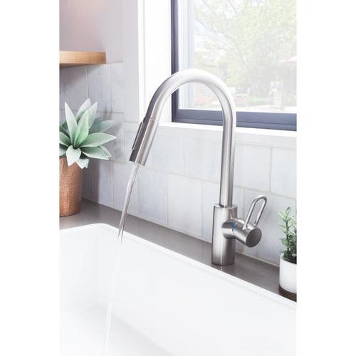 Talis Loop 1.75 GPM Pull-Down Kitchen Faucet HighArc Spout with Magnetic Docking & Toggle Spray Diverter - Limited Lifetime Warranty - prn12vfrnyq7pbikfrui_x500.jpg