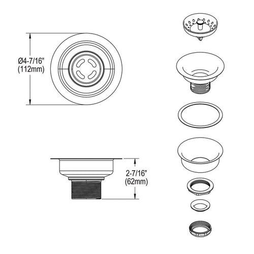 Dayton 3-1/2 in, Stainless Steel Drain with Removable Basket Strainer and Rubber Stopper - ptyjfiz34pliisiefaui_x500.jpg