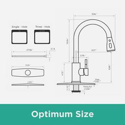 Single-Handle Pull Down Sprayer Kitchen Faucet with Deck Plate in Brushed Nickel - pwdb7ns2gsyorhllnktt_x500.jpg