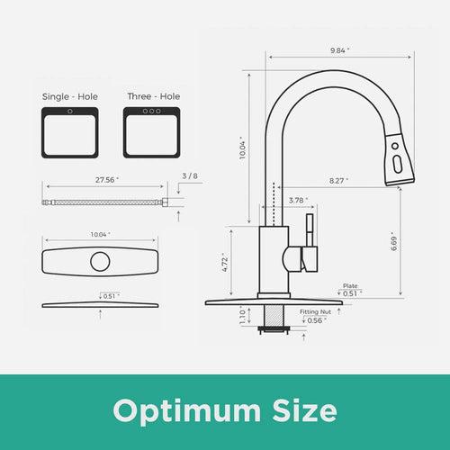 Single-Handle Pull Down Sprayer Kitchen Faucet with Deck Plate in Brushed Nickel - pwdb7ns2gsyorhllnktt_x500.jpg