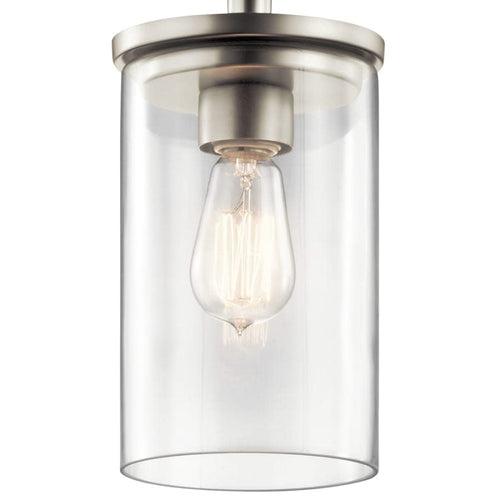 Crosby Single Light 6" Wide Mini Pendant with Clear Glass Shade - pzaigiv4zeoxsuju9lbk_x500.jpg