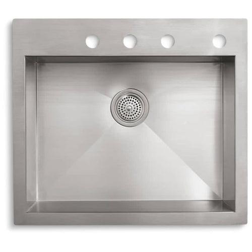 Vault 25" Single Basin Top-Mount/Under-Mount 18-Gauge Stainless Steel Kitchen Sink with SilentShield - q4jjwda92bn4pbpq5lmu_x500.jpg