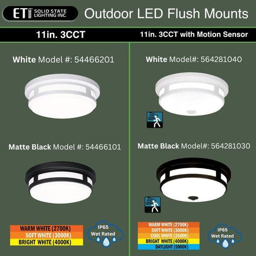 11 in. Round Black Exterior Outdoor Motion Sensing LED Ceiling Light 830 Lumens 5-Color Temperature Options Wet Rated - qbjl3prjplho4jqxke1w_x500.jpg