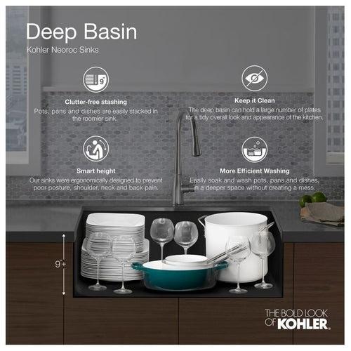 Cairn 33-1/2" Undermount Single Bowl Neoroc Granite Composite Kitchen Sink with Bottom Sink Rack - qbjvimolcu2wxx6nluy5_x500.jpg