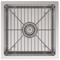 Strive 15" Single Basin Undermount 16-Gauge Stainless Steel Kitchen Sink with SilentShield with Basin Rack - qcnfckvlv1lglvfuyeub_x500.jpg