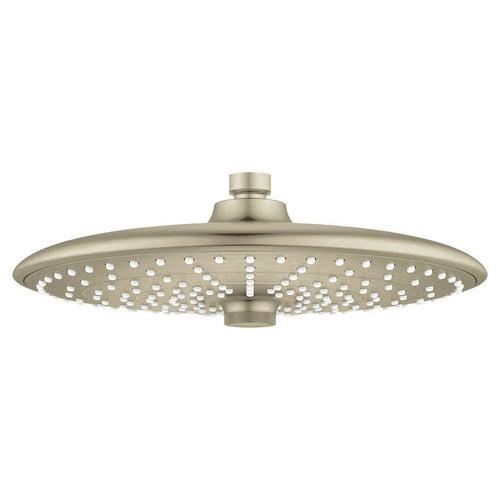 Euphoria® Multi Function Shower Head, 10 in Dia, 1.75 gpm, Brushed Nickel - qd1yyqicltmpslvtvvre_x500.jpg