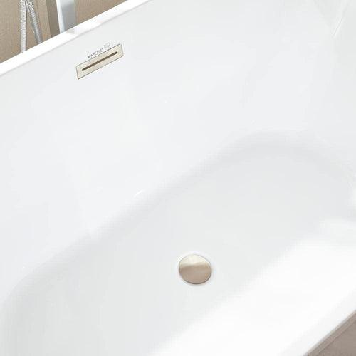 Bordeaux 54 in. Acrylic Flatbottom Freestanding Bathtub in White/Brushed Nickel - qdjy61xdrhxluvrdmxvo_x500.jpg