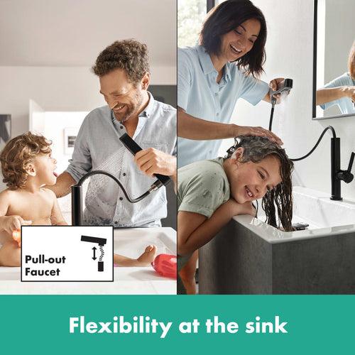 Finoris 1.2 GPM Single Hole Bathroom Faucet with Pull-Out Spray Wand - qmivanp2rxcxqqpktwut_x500.jpg