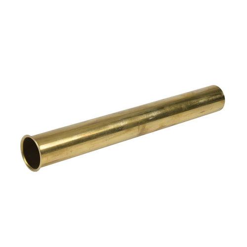 Tubular Tailpiece, 1-1/2 in, Tube x Flange, 17 ga, Brass - qnwdlfwwvqwfnacfk32x_x500.jpg