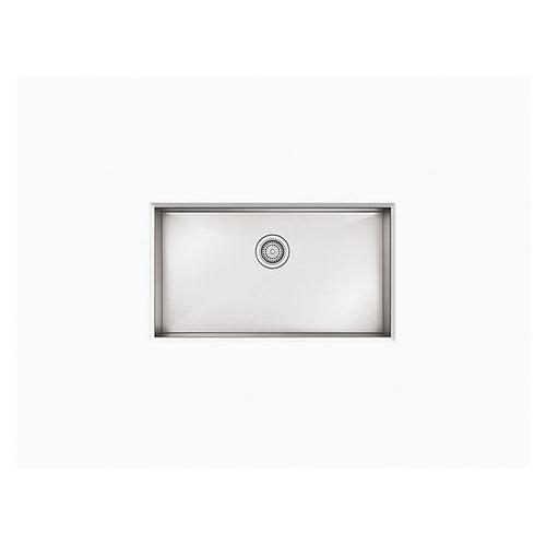 Vault™ Single Bowl Kitchen Sink, Under Mount, ADA, 32 x 18-5/16 in, 5-1/2 in Bowl Depth, 18 ga Satin Steel, Stainless - qo7fcqiu9vxhzouf4har_x500.jpg