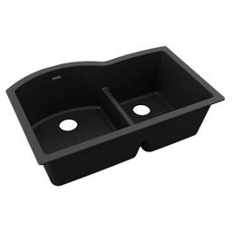 Classic® Double Bowl Kitchen Sink, Under Mount, 33 x 22 in, 10 in Bowl Depth, Quartz, Black - qom2shiq0mkyexuhgoee_800x500@2x.jpg