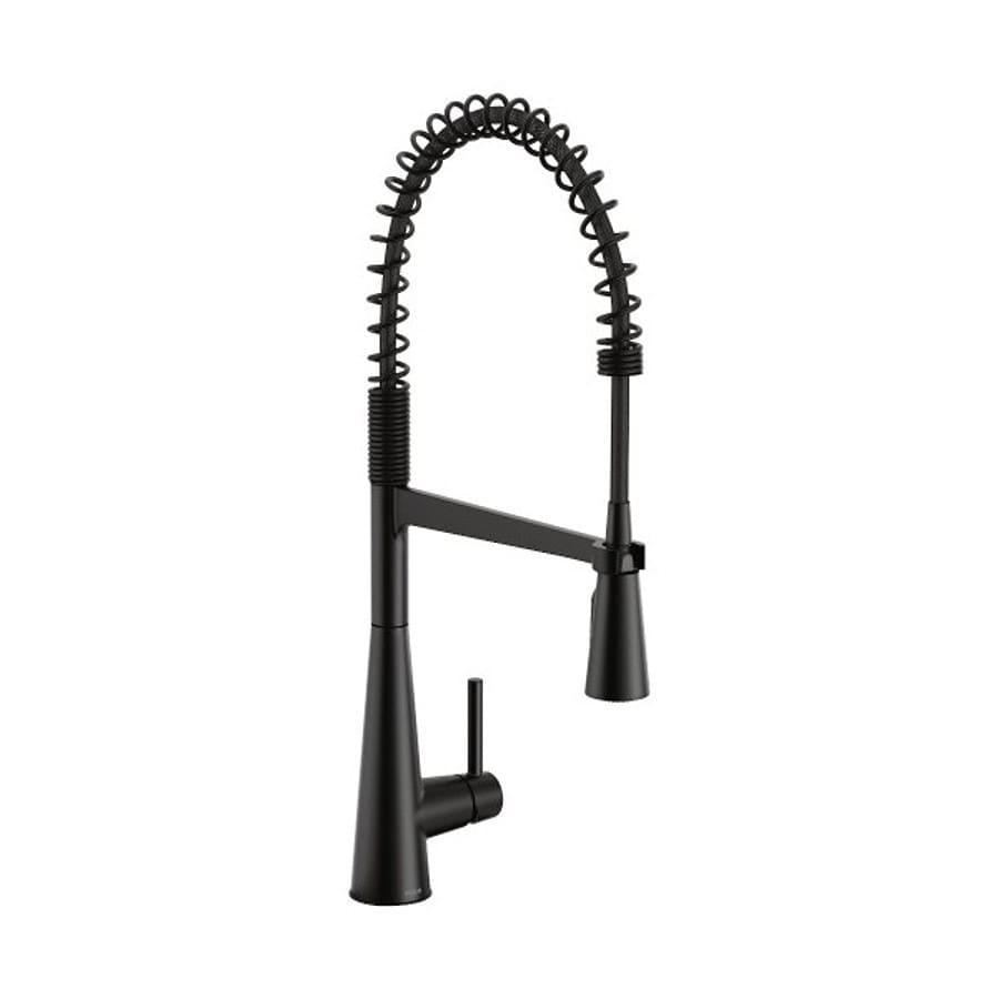 Sleek™ Kitchen Faucet, Deck Mount, ADA, 1 Lever Handle, 1 or 3-Hole, Matte Black - qomf8ucrdomwdzbxldek_800x500@2x.jpg