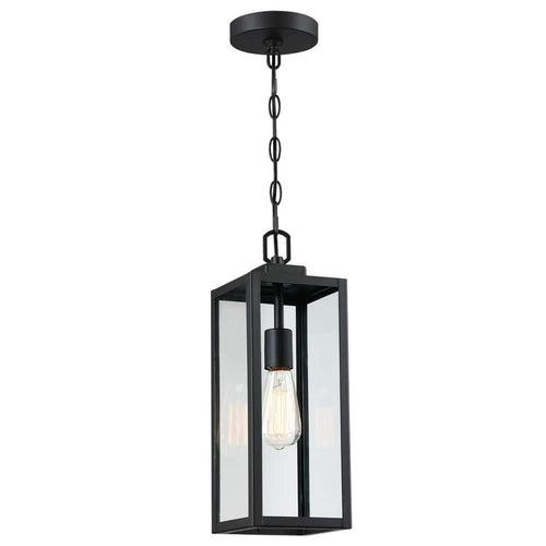 1-Light Matte Black Outdoor/Indoor Pendant Light with Clear Glass Shade - qpmnupbmftjns1dxmf9f_x500.jpg