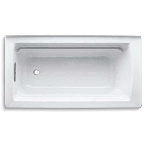 Archer Collection 60" Three Wall Alcove Soaker Bath Tub with Armrests, Lumbar Support and Left Drain - qrpdltocxdzdopolygtf_x500.jpg