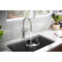 Crue 1.5 GPM Single Hole Pull Down Kitchen Faucet - Includes Escutcheon - qrwjvizjsuuirn46hcta_x500.jpg