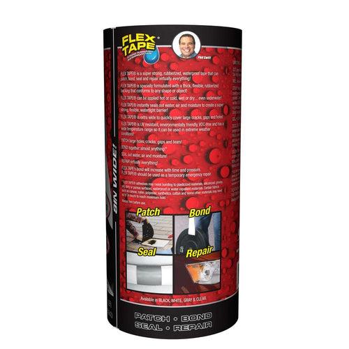 Flex Tape Black 8 in. x 5 ft. Strong Rubberized Waterproof Tape - qsl1unlga9un0sqqpic0_x500.jpg