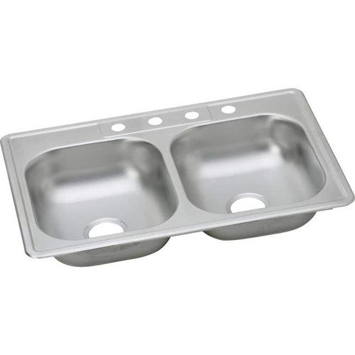 Glacier Bay Drop-In Stainless Steel 33 in. 4-Hole Double Bowl Kitchen Sink - quhvr3w7gv7icpll9mbg_x500.jpg