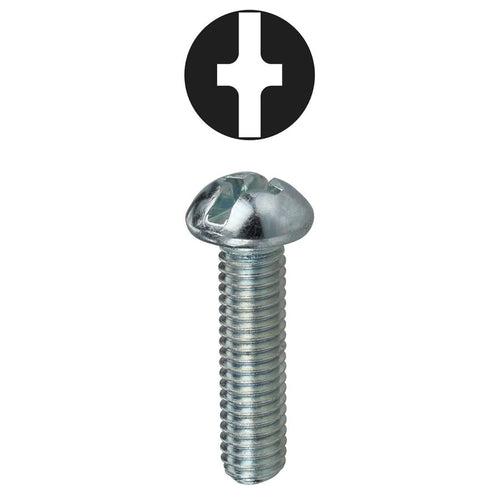 Machine Screw, 1/4-20, 4 in OAL, Steel, Round Head, Zinc Plated, Phillips®/Slotted Drive - qve2hrm2js4p93qz0whv_x500.jpg