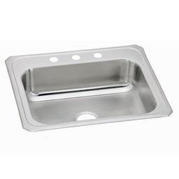 Celebrity Single Bowl Kitchen Sink, Top Mount, 25 x 21-1/4 in, 6-3/4 in Bowl Depth, 3-Hole, 20 ga Brushed Satin Steel, Stainless - qw1swdo0tcbd5x0uhz06_800x500@2x.jpg