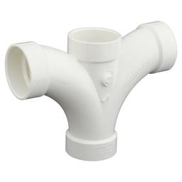 Double Combination Wye and 45 deg Elbow, 4 x 3 in, Hub, DWV, PVC - qwtuzklpng5ii7sy2t5t_800x500@2x.jpg