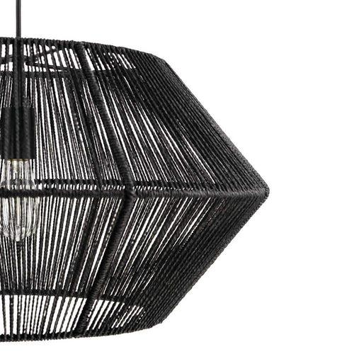 Terra 1-Light Matte Black Chandelier with Natural Twine Shade and Designer Black Cloth Hanging Cord - qxegluhcatuvvooxovcf_x500.jpg