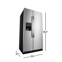 33" Width 21.4 cu. ft. Side by Side Refrigerator in Stainless Steel - qymmyzx1jircro0hugxo_x500.jpg