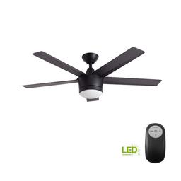 Merwry 52 in. Integrated LED Indoor Matte Black Ceiling Fan with Light Kit and Remote Control - qzjfpz0wsvirkhm2w6b5_x500.jpg