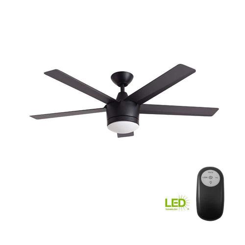 Merwry 52 in. Integrated LED Indoor Matte Black Ceiling Fan with Light Kit and Remote Control - qzjfpz0wsvirkhm2w6b5_x500.jpg