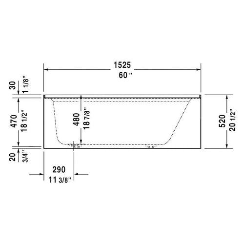 Architec Alcove Tub, 60 x 32 x 19-1/4 in, Left Hand Drain, White - qztgvunyyykdapq66evo_x500.jpg