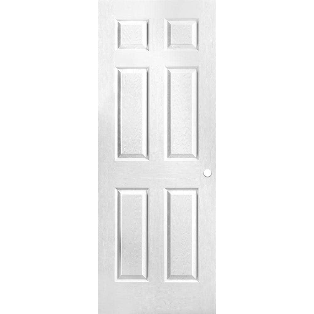 30 in. x 80 in. 6 Panel Textured Hollow Core Primed Composite Interior Door Slab with Bore - r5pi9oj2jdo3nzgnmy0e_800x500@2x.jpg