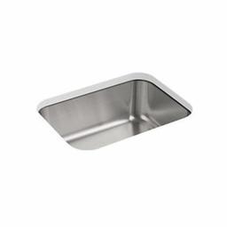 McAllister® Single Bowl Kitchen Sink, Under Mount, 23-3/8 x 17-11/16 in, 8 in Bowl Depth, 20 ga Luster Steel, Stainless - rb7dh5uij4au5eubfyos_800x500@2x.jpg