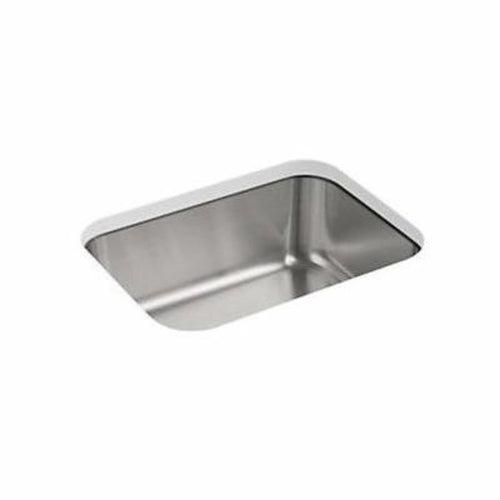 McAllister® Single Bowl Kitchen Sink, Under Mount, 23-3/8 x 17-11/16 in, 8 in Bowl Depth, 20 ga Luster Steel, Stainless - rb7dh5uij4au5eubfyos_x500.jpg