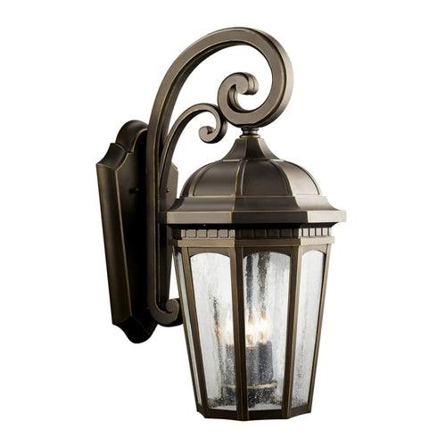 Courtyard 3 Light 22" Wide Outdoor Wall Sconce with Seedy Glass Panels - rbhtwuolqfrzfbl5cywg_x500.jpg