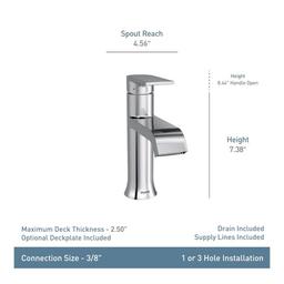 Genta LX Single Handle Centerset Bathroom Faucet with Duralast Valve Technology and Pop-Up Drain Assembly - rdiwgs13ldovvibv1pmf_x500.jpg