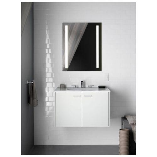 Verdera 24" x 30" Lighted Single Door Medicine Cabinet with Three Shelves, Built-in Outlets and Flip Out Magnifying Mirror - CA Title 24 Compliant - refid9uqnodhcdatpvdg_x500.jpg