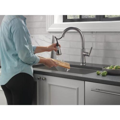 Coranto 1.8 GPM Single Hole Pull Down Kitchen Faucet with Magnetic Docking Spray Head and ShieldSpray - rgynmo0vgnawa3wlnds3_x500.jpg